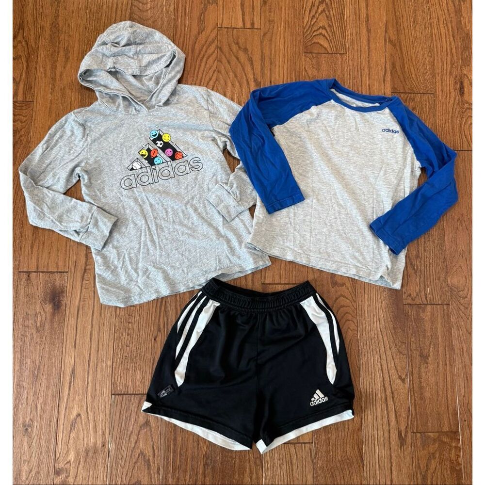 Adidas size 6 boys shirt and short bundle - Picture 2 of 8